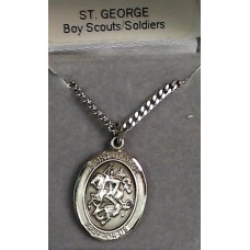 St George Medal with chain